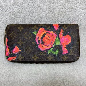 Louis Vuitton X Stephen Sprouse Monogram Roses Zippy Wallet
